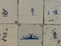 Delft Tiles with Rural Scenes and Games