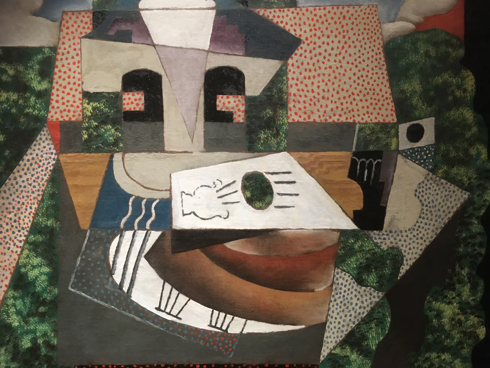 طبيعة صامتة في منظر طبيعي