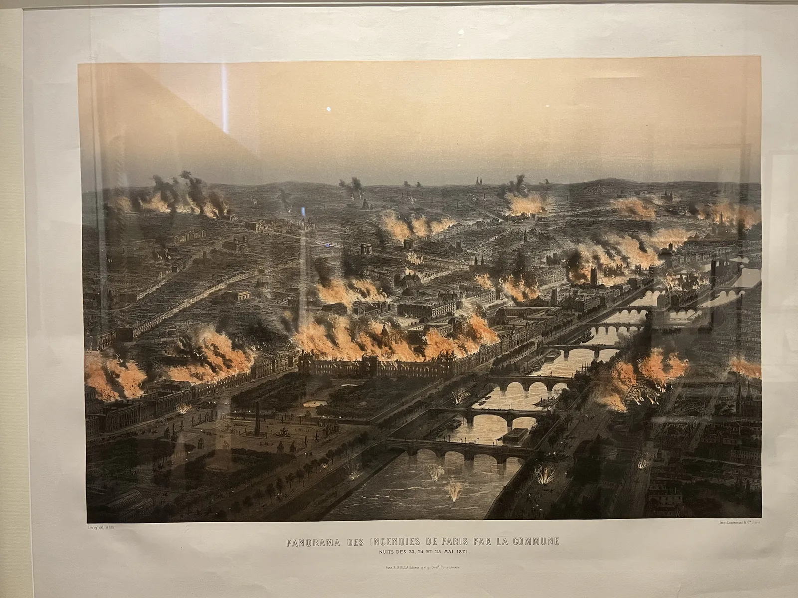 Fires in Paris during the Commune