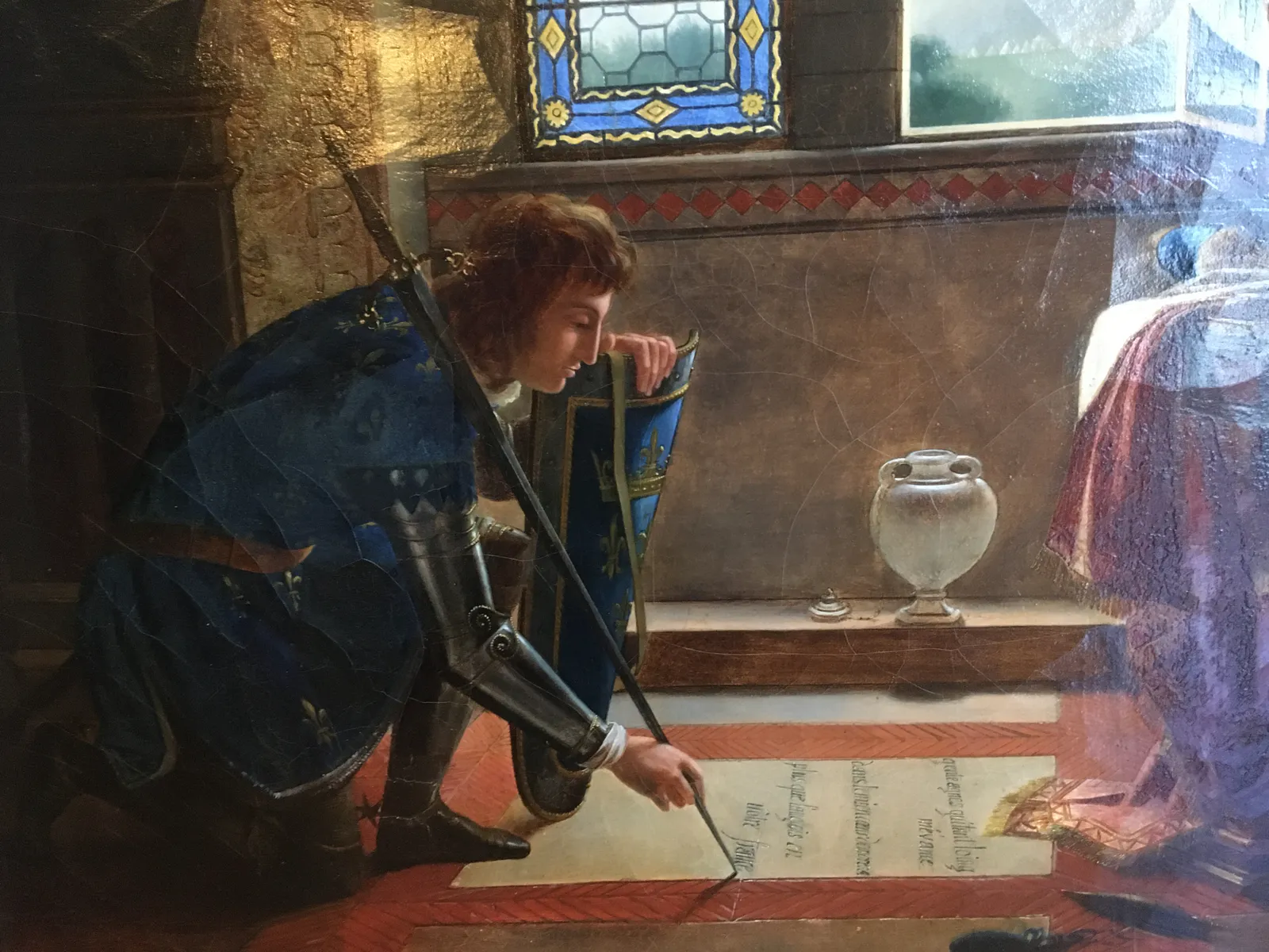 Karl VII. bereit, gegen die Engländer zu kämpfen