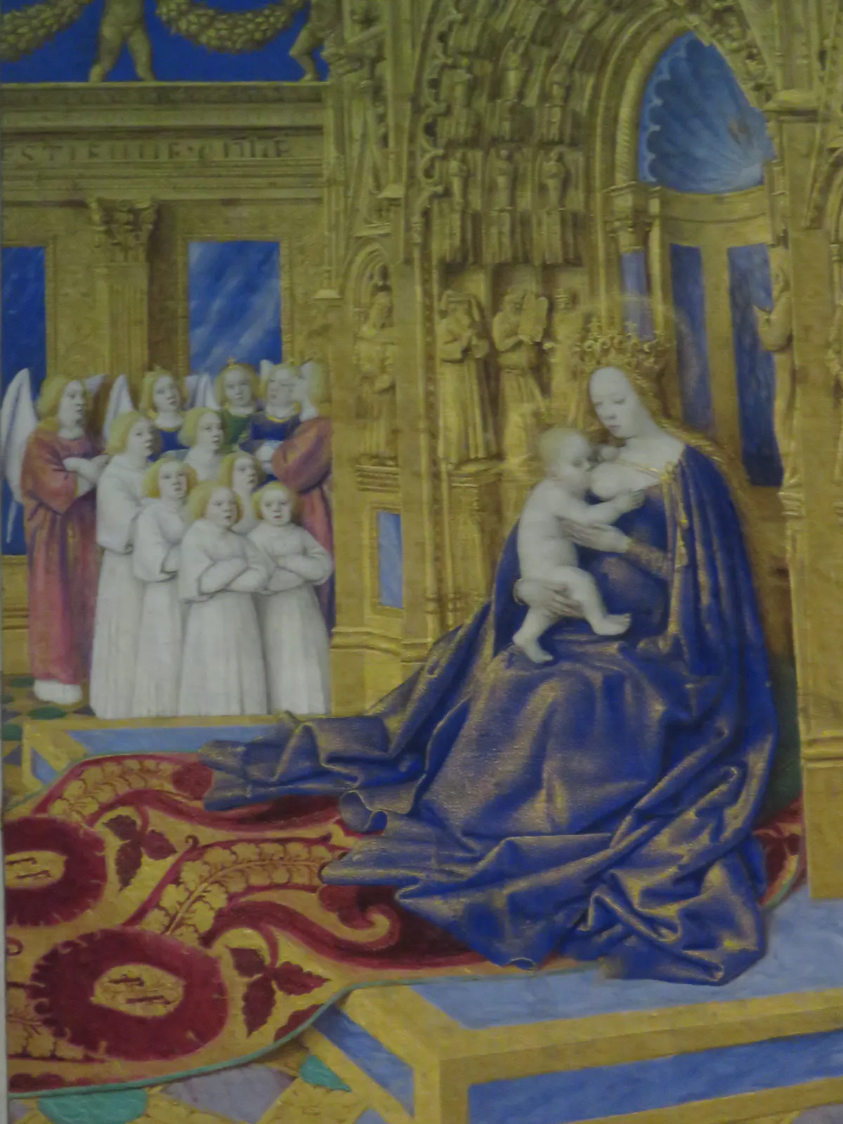 宝座上的圣母与圣婴