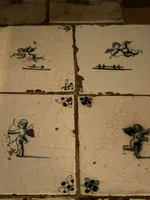 Delft Tiles with Cherubs and Cupids