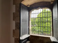 Colonial Stone-Framed Window