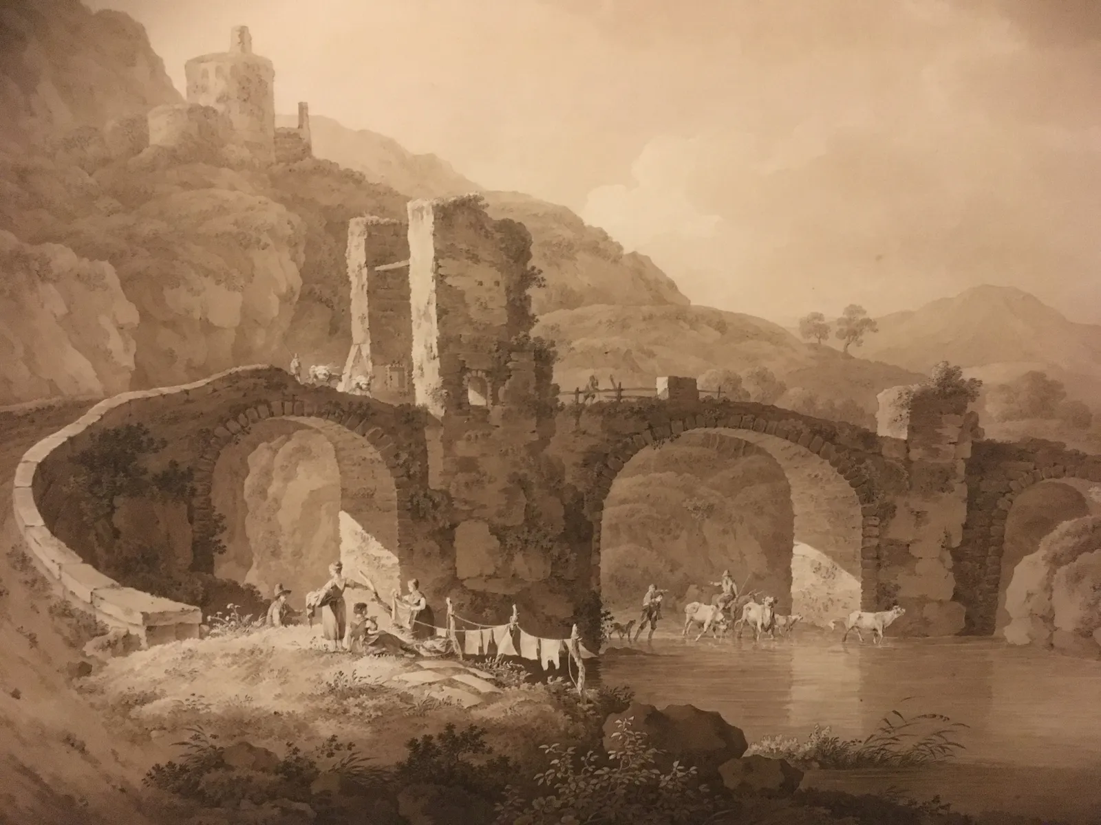 Italian Landscape with Bridge