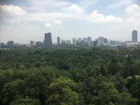 Parc de Chapultepec et la ville au loin