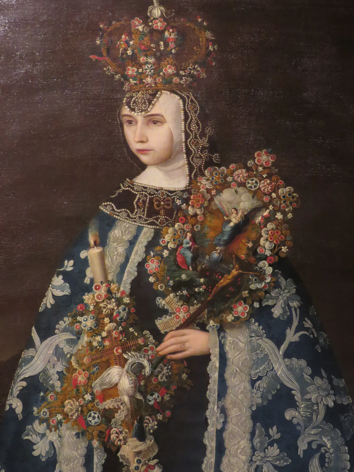 Crowned Nun Portrait of Sor María
