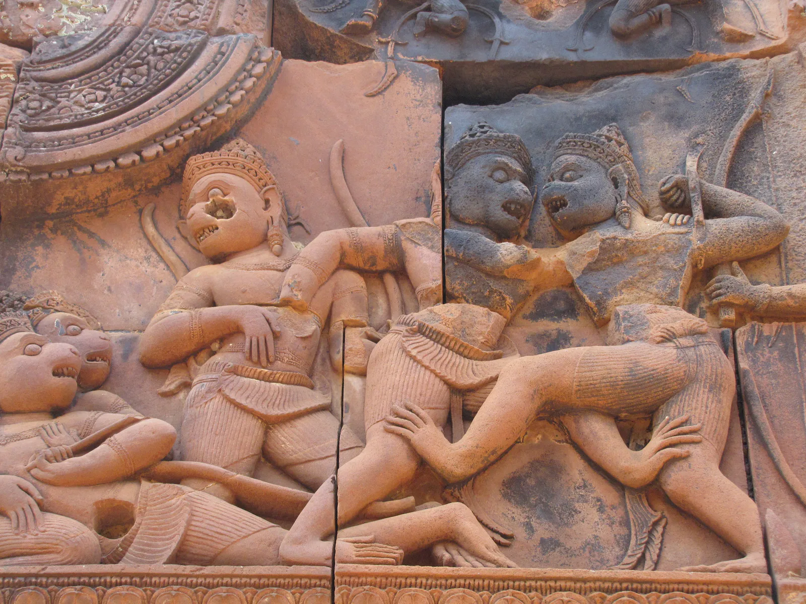 Ramayana Monkey Warriors Relief