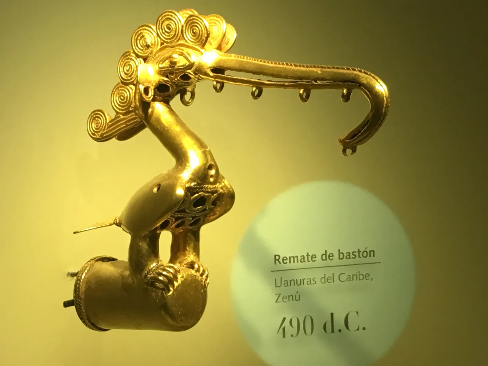 Bird-Shaped Staff Finial