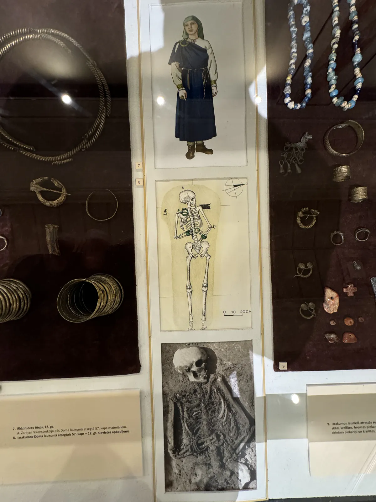Latvian Woman's Burial Artifacts