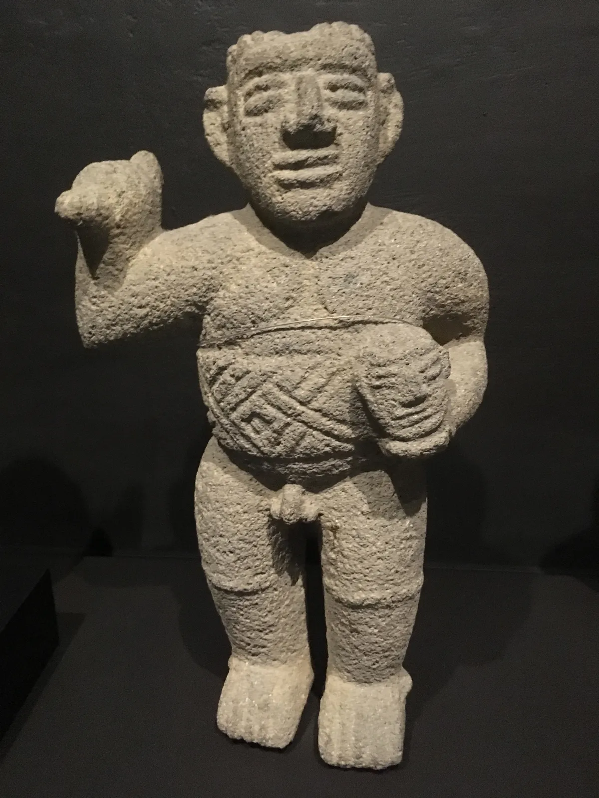 Huetar Warrior With Geometric Pectoral