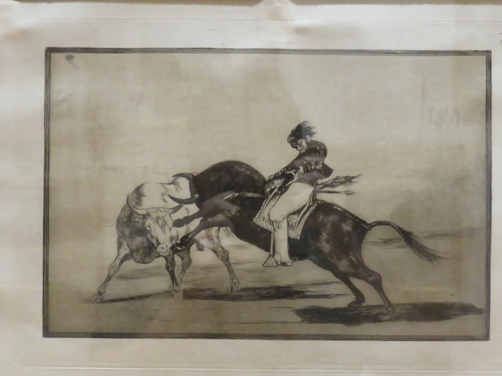 マリアーノ・セバリョス、雄牛を仕留める