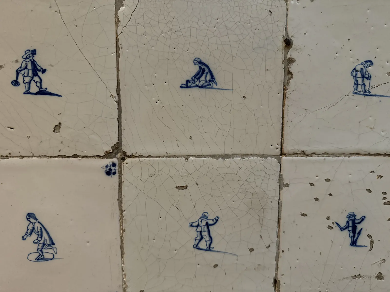 Delft Tiles of Children Playing