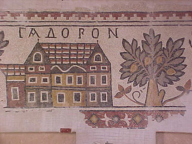 Ancient Mosaic Map of the Holy Land