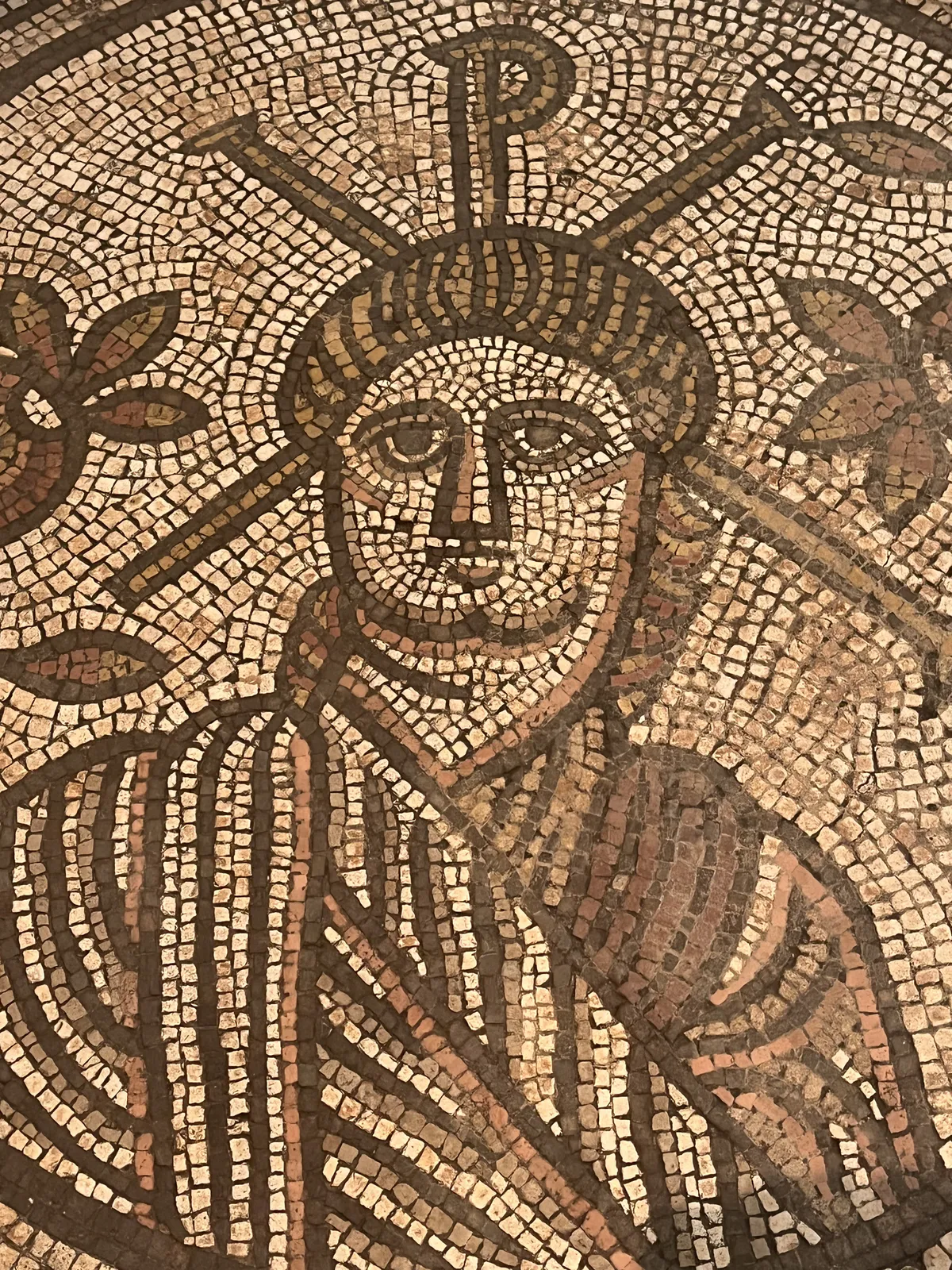 Hinton St Mary Mosaic: Early Image of Christ
