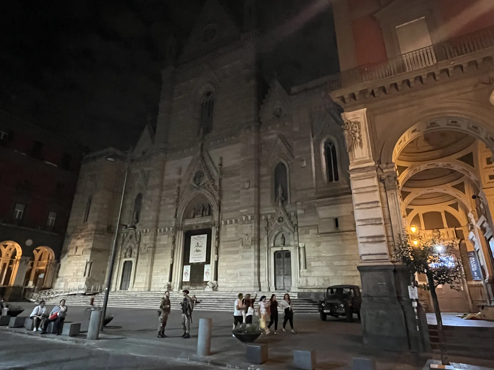 Naples Cathedral at Night
