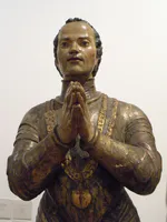 17th-Century Praying Nobleman Sculpture