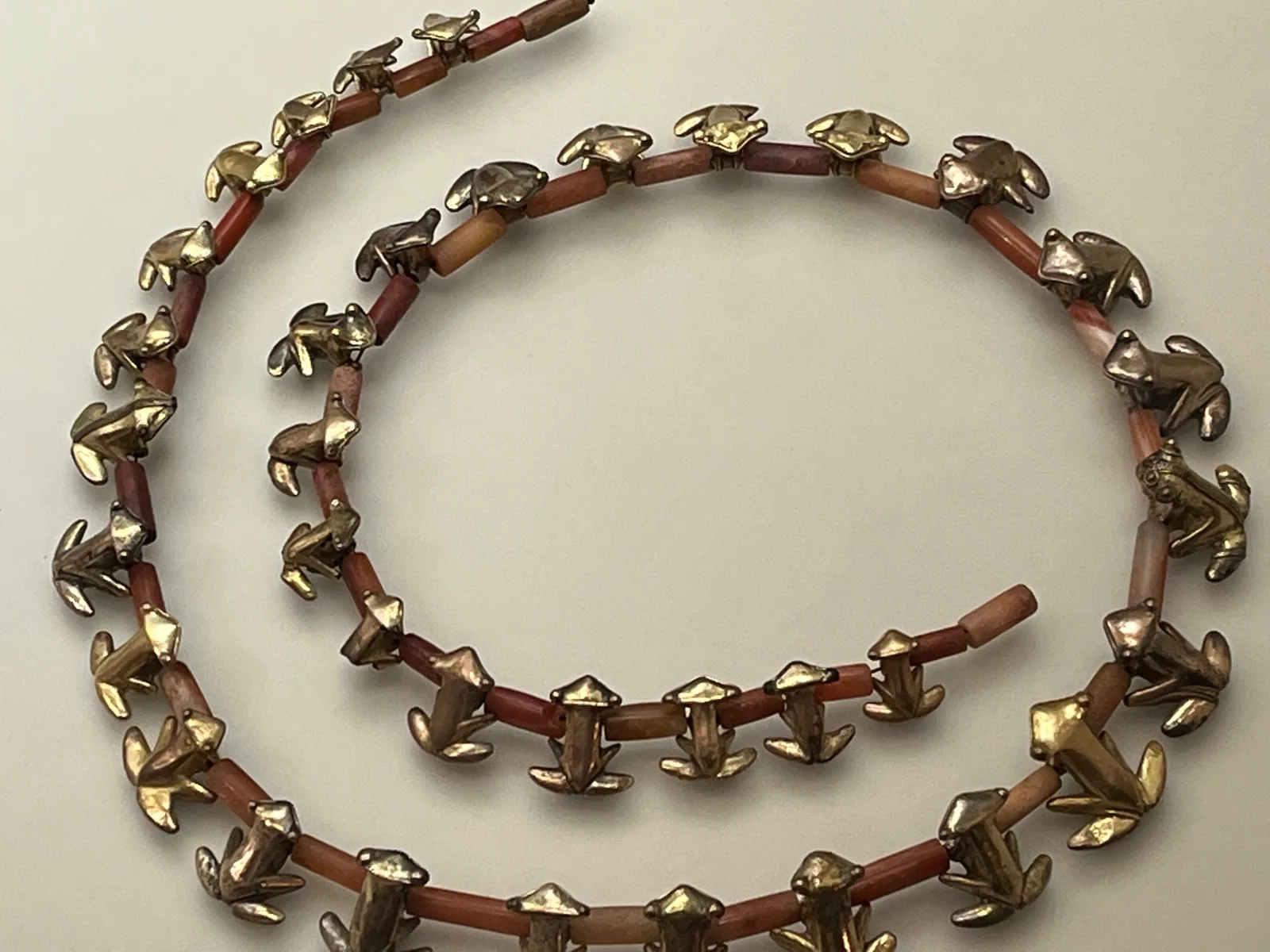 泰罗纳金蛙吊坠项链