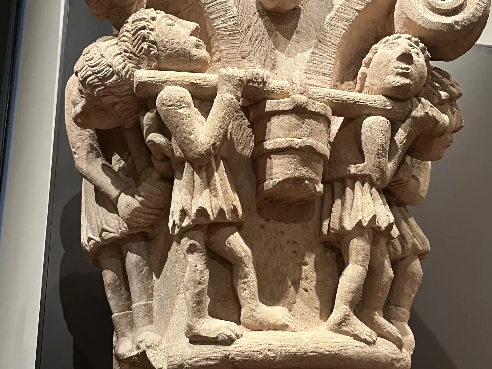 Romanesque Capital with Ark of the Covenant