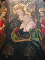 Spanish Gothic Painting of Mary