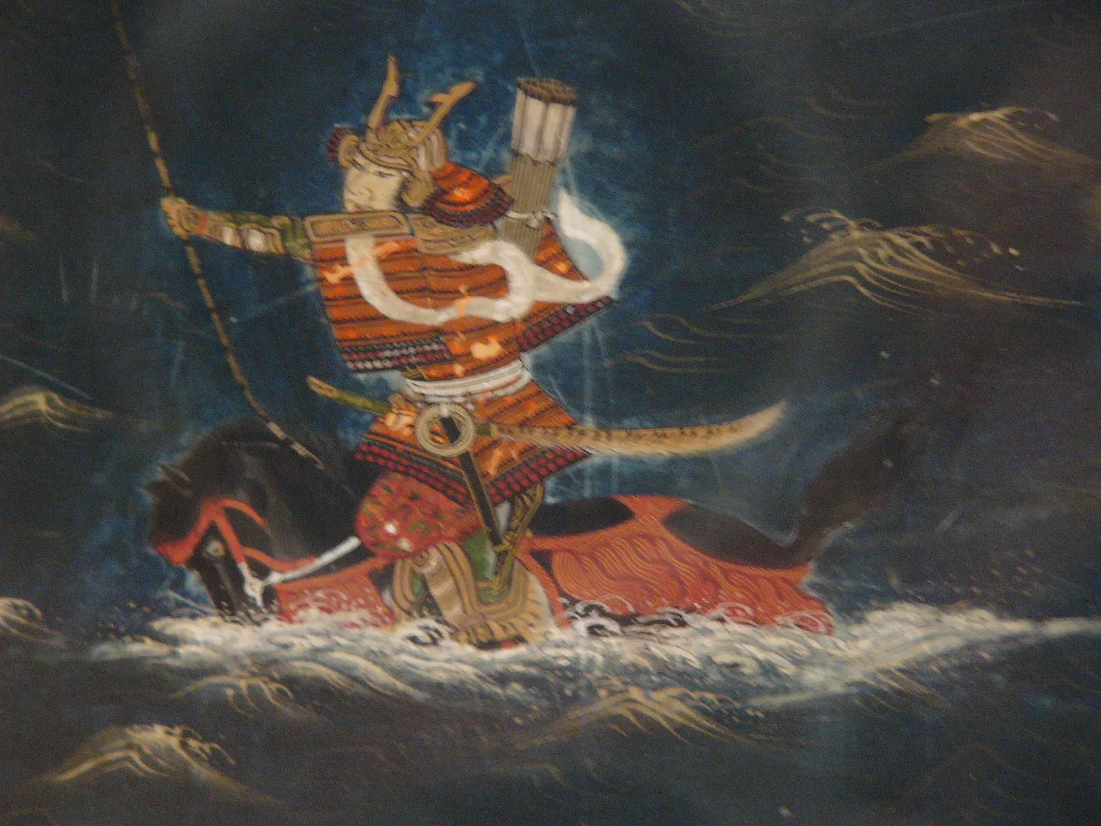 Taira no Atsumori on Horseback