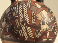 Nasca Warrior Ceramic Bottle
