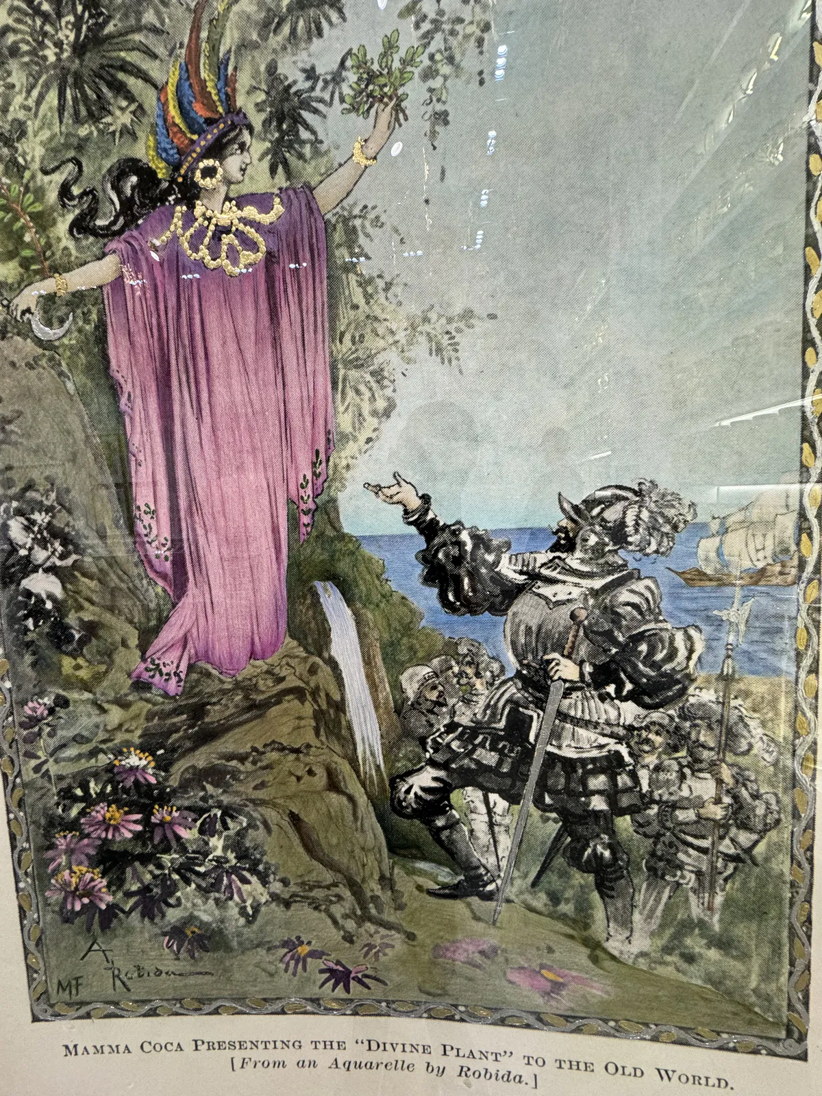 Mamma Coca Presenting the Divine Plant to the Old World