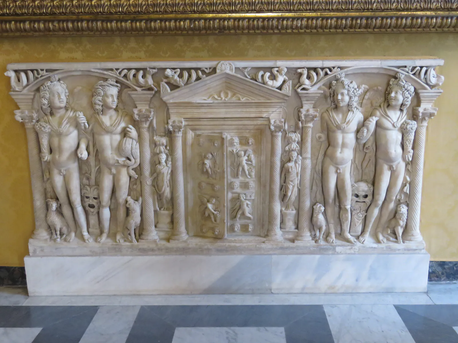 Roman Sarcophagus with Four Seasons Motif