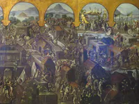 Biombo of the Conquest of Mexico