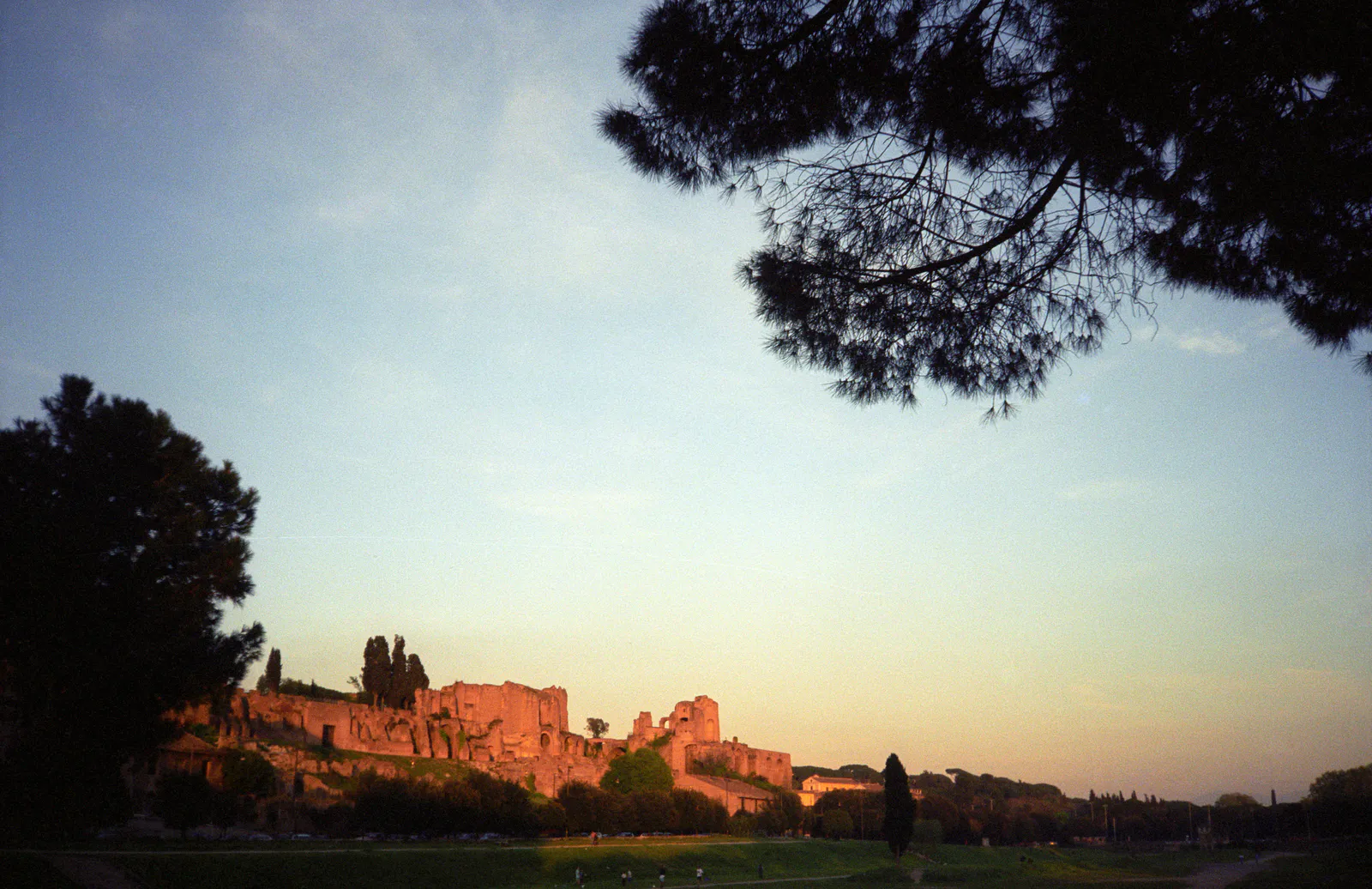 Palatine Hill and Circus Maximus at Sunset