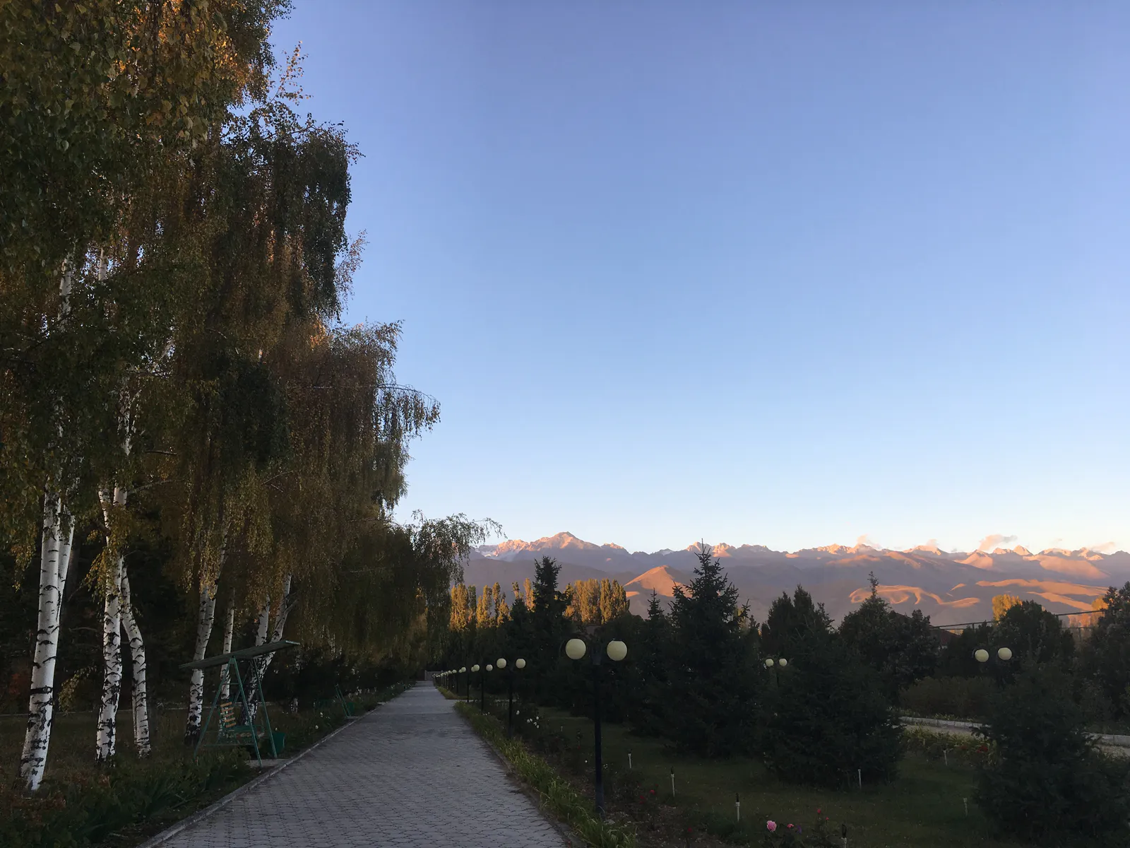 Twilight Path in Cholpon-Ata