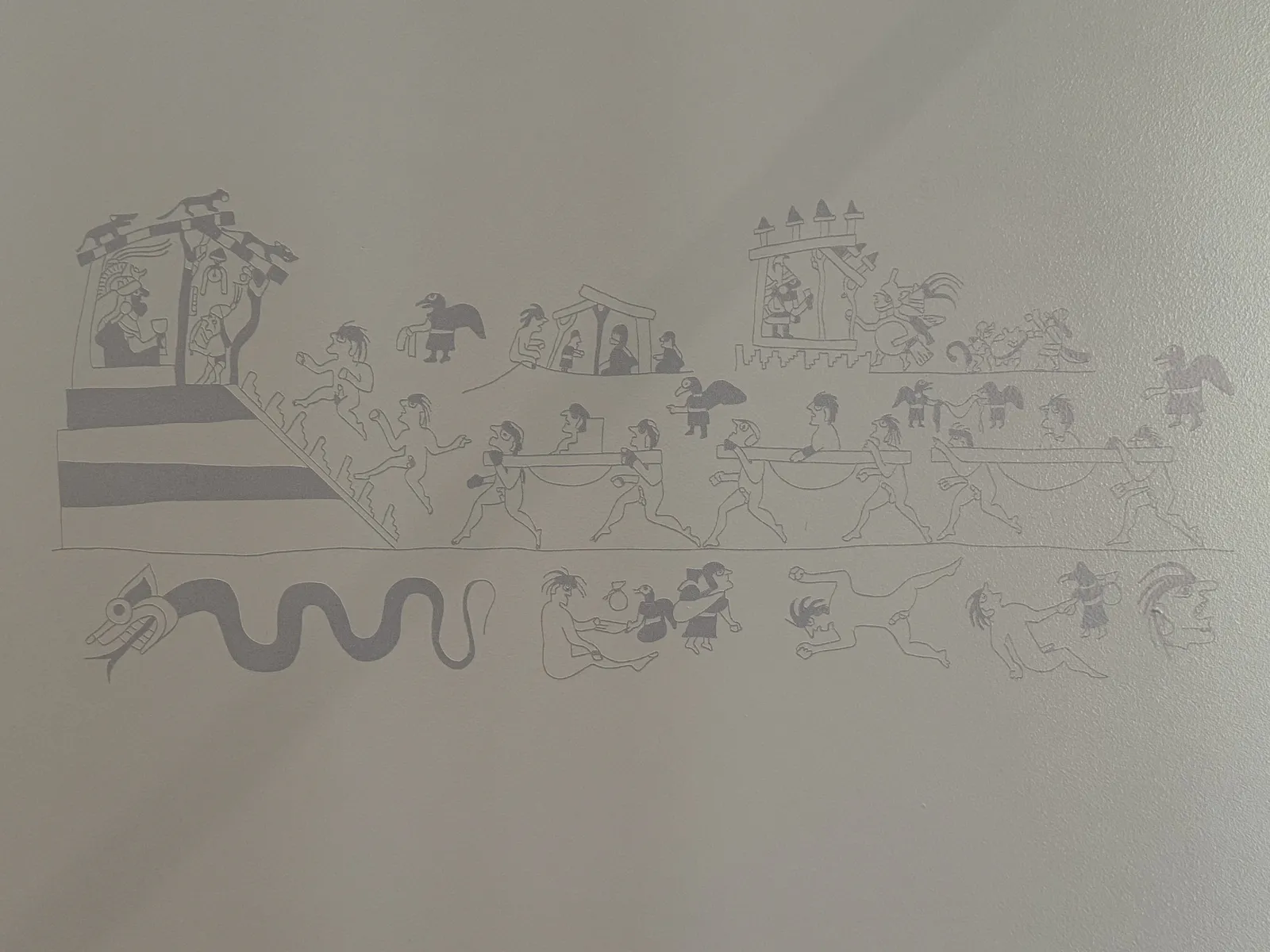 Moche-Palastszenen