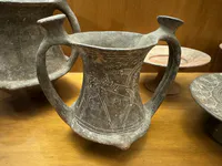 Lid with Stylized Animal Heads