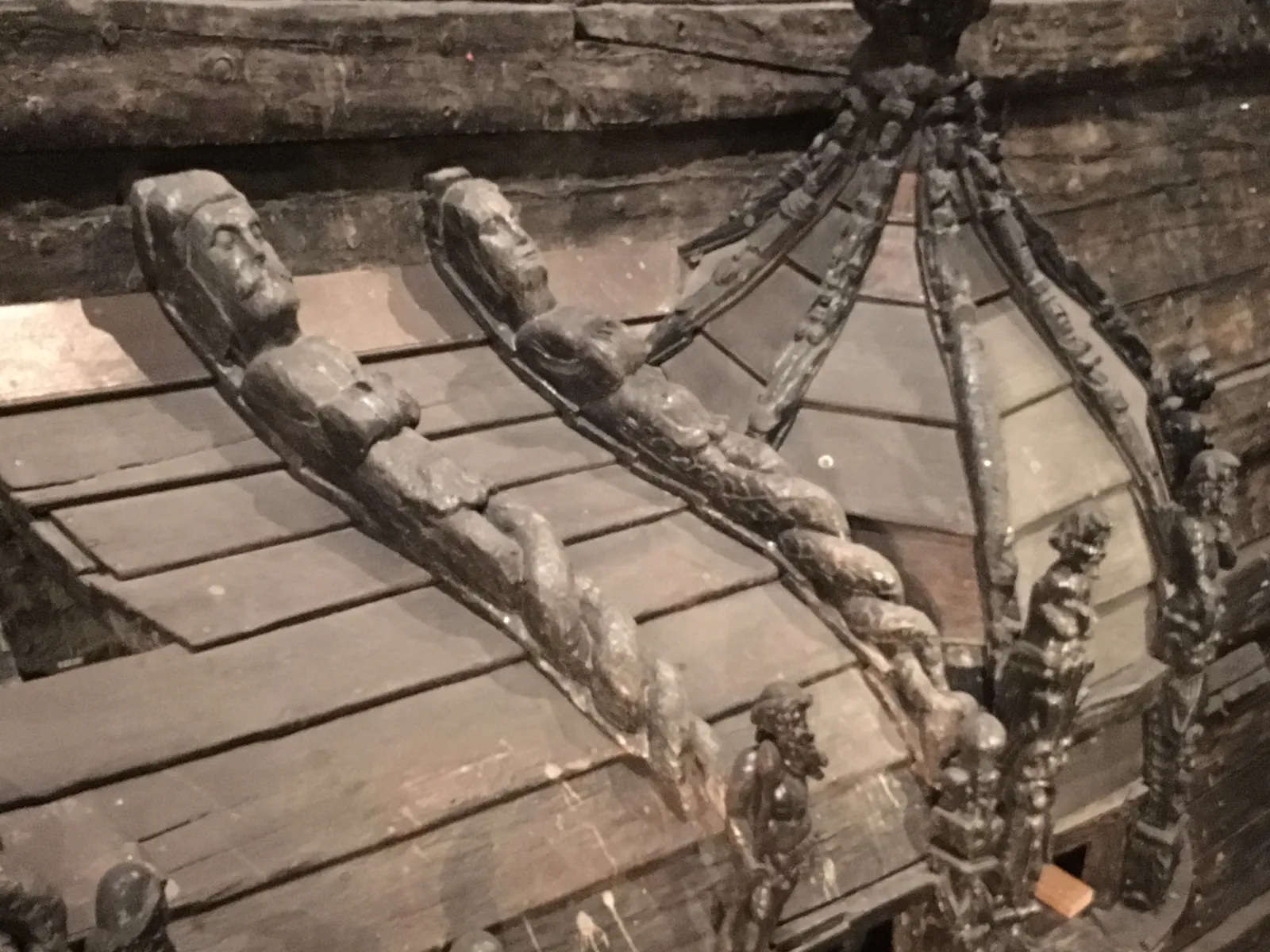 Reclining Figures on Vasa Warship