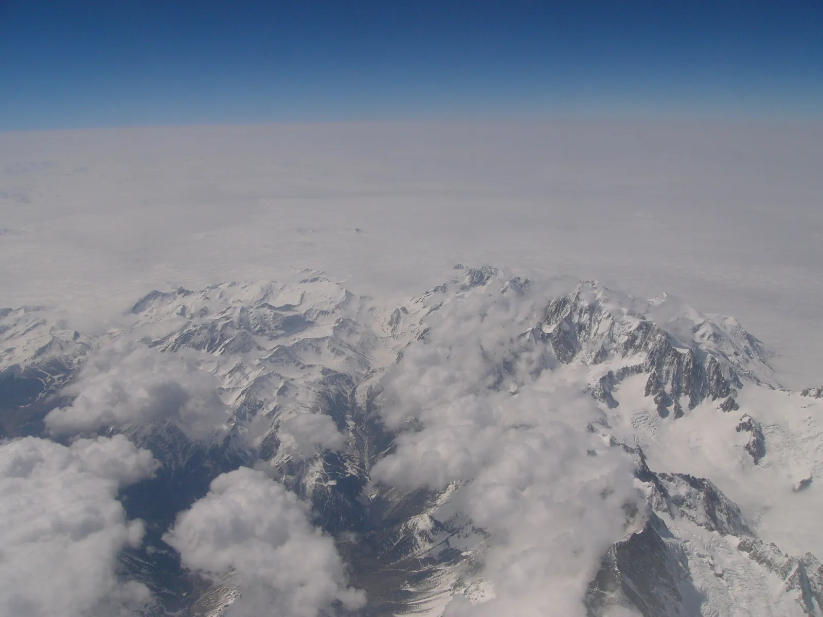 Mont Blanc from the Air