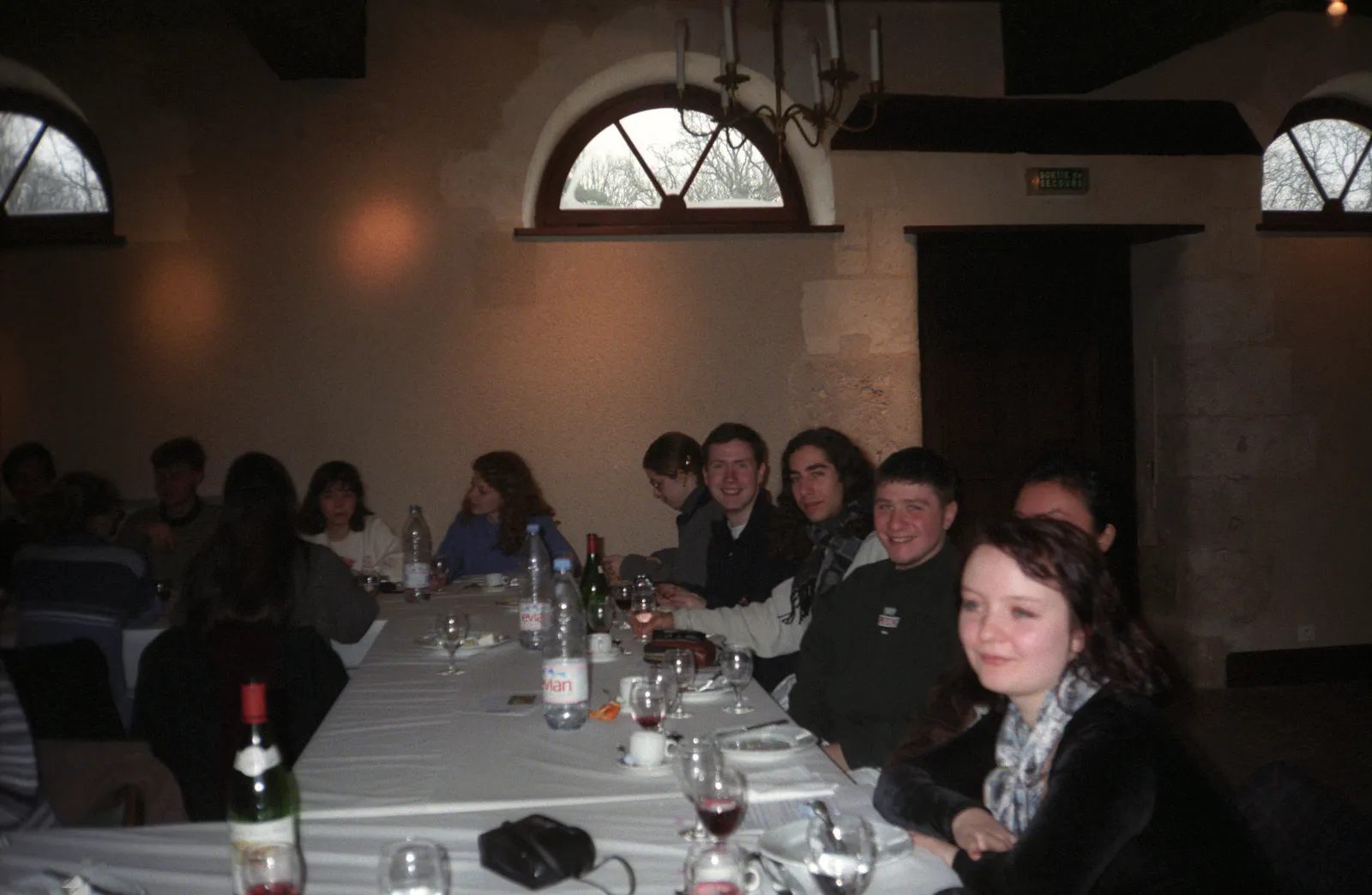 Students Having Lunch at Château de Chenonceau