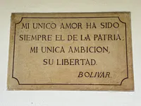 Plaque with Simón Bolívar's Declaration