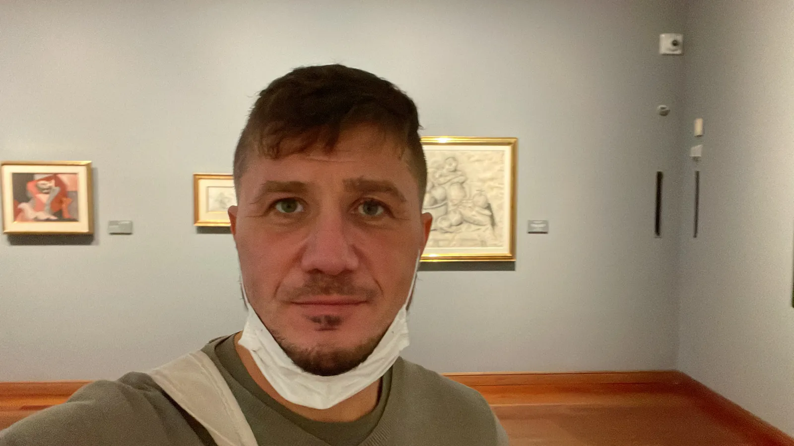 Max at the Botero Museum