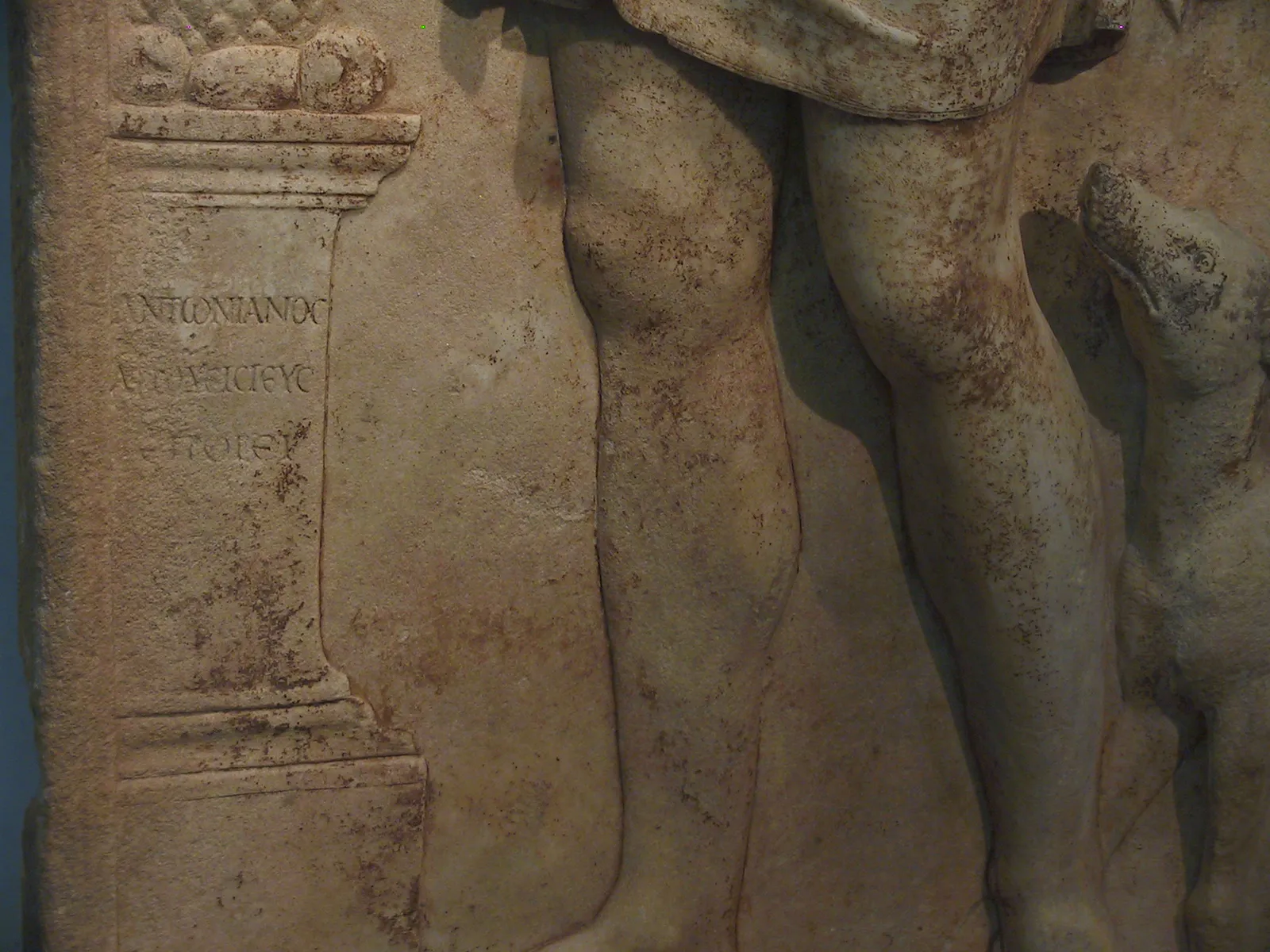 シルウァヌスとしてのアンティノウス（細部）