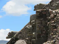 Feathered Serpent Stairway Sculptures