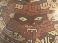 Nazca Vase with Mythical Being Design