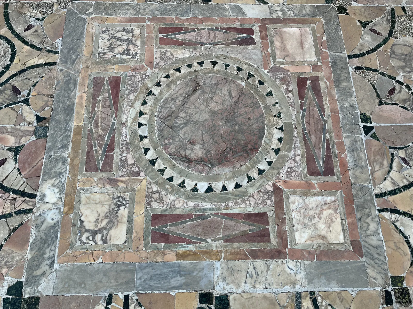 Central Panel of Marble Floor