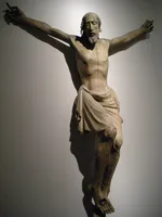Gothic Crucifix Depicting Christ’s Suffering