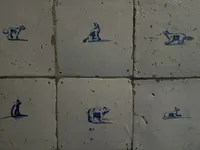 Azulejos de Delft con animales (siglo XVII)