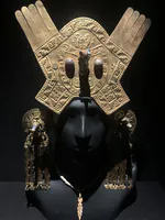 Chimú Gold Frontal and Earrings