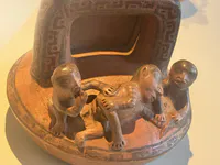 Sculptural Bottle with Medical Scene
