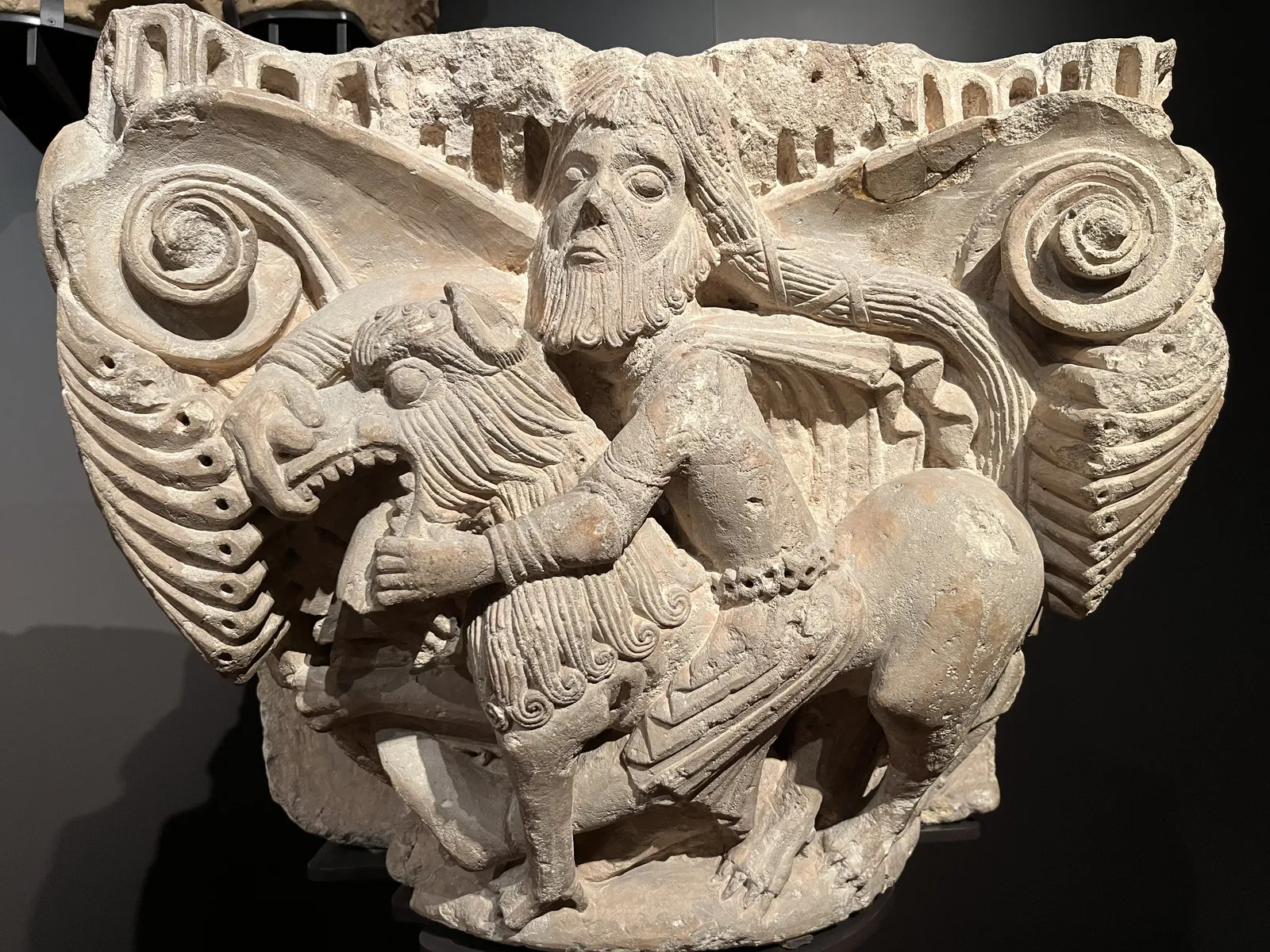 Capital of Samson Defeating the Lion
