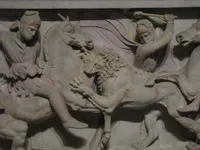 Alexander Sarcophagus with Battle Scenes