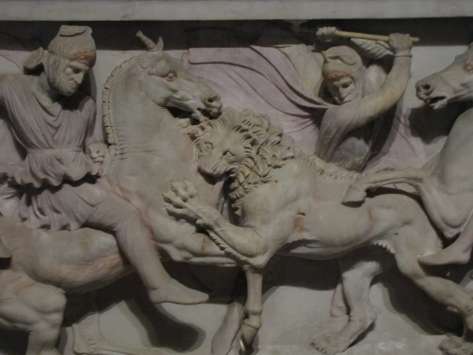 Alexander Sarcophagus with Battle Scenes