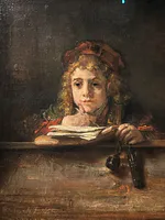 Titus at His Desk