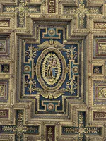 Madonna and Child on the Coffered Ceiling